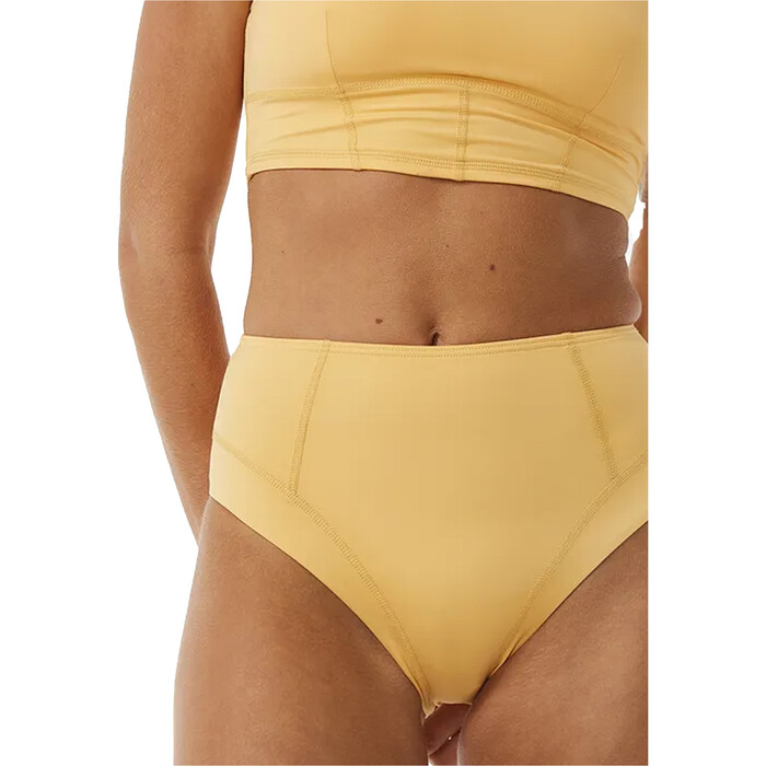 2024 Rip Curl Frauen Mirage Ultimate High Cheeky Bikini Bottom 0B2WSW - Orange